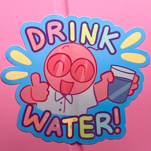 Adesivo per acqua "Amico sorridente"