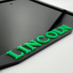 Custom 3D Acrylic License Plate Frame: Personalized Car Accessory