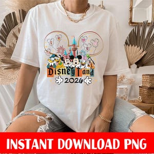 Disney Trip 2026 PNG Family Vacation Png, Magic Kingdom 2026 Png, Family Trip Sublimation, DTF, instant download.