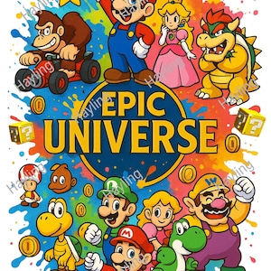 Epic Universe 2025 Png, Family Trip Png, Universal Studios Epic, Universal 2025 Png, Sublimation, DTF, Png Instant Download