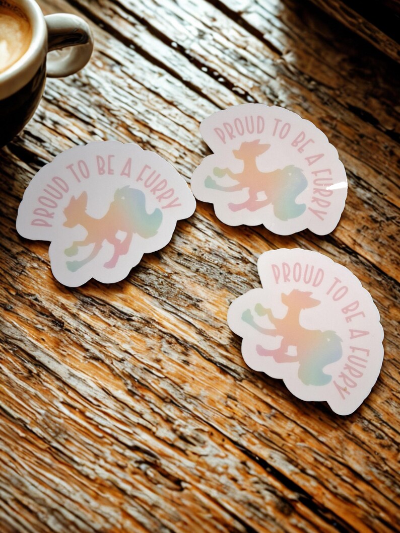 Furdtk Sticker Furry Sticker - Etsy