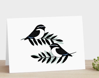 Good Luck Magpie Card Congratulations Exams Card Good Luck New Home Card Lucky Magpie Card New Baby Card Congratulations Graduation Card