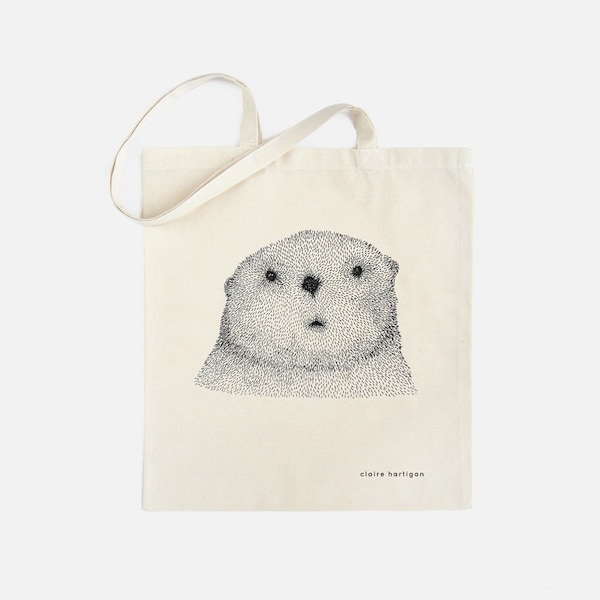 Curiosa bolsa de mano de nutria