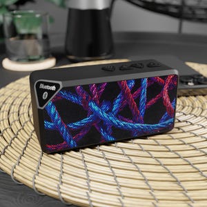 Vibrant Intertwined Ropes Jabba Bluetooth Speaker - Colorful Portable Sound System, Wireless Speaker for Home, Party, Gift for Music Lovers