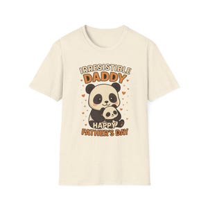 Regalo único para papá Linda camiseta del Día del Padre Panda / Regalo irresistible para papá, camiseta unisex - Regalo para papá - papá panda - Ropa para papá
