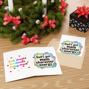 Beste vadercadeau Vaderdag Eigenzinnige waarderingskaarten voor vader, humoristische Vaderdaggroeten, levendige bedankjes uniek cadeau voor vader
