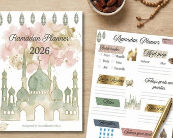 Ramadan Planner 2026 | Islamic Daily Journal (PDF)