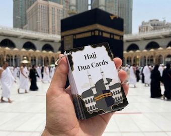 Hajj Dua Cards Printable | Hajj Flashcards & Guide Book | Duas For Hajj Pocket Guide | Hajj Duas PDF | Umrah Booklet | Digital Download