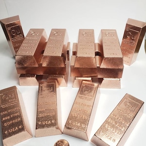 9995 Fine/pure COPPER Element Solid Block/cube. 36g 16mm.  Investment/bullion 