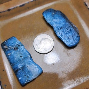 32 gm Lot Blue Ice Glacierite Glacier Ice Lot Aka Nakaurite Cabochon Gemstone #2155 Lot