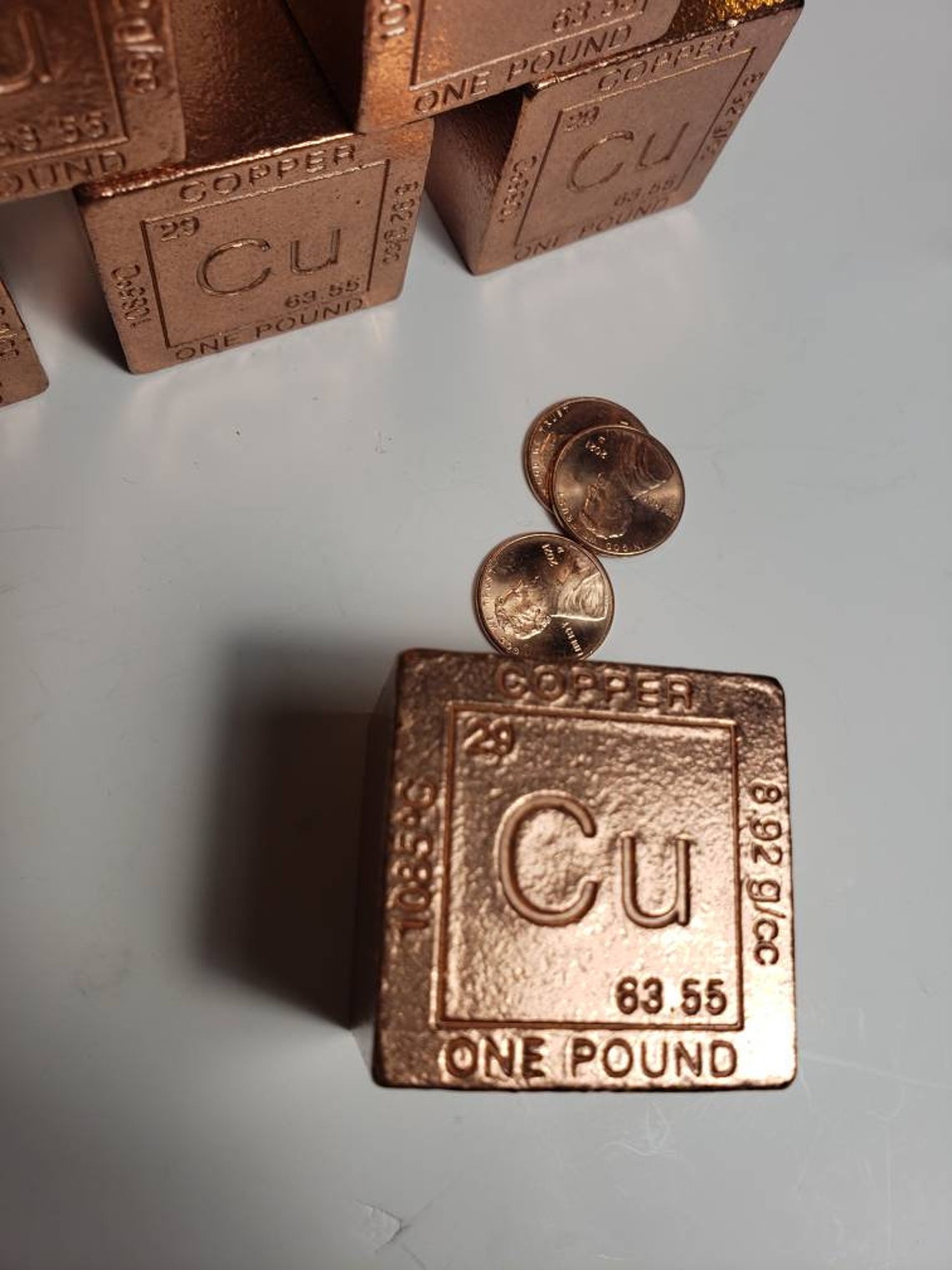 1 lb Copper Ingot Cube .999 Fine Copper 16 oz copper Cube Etsy