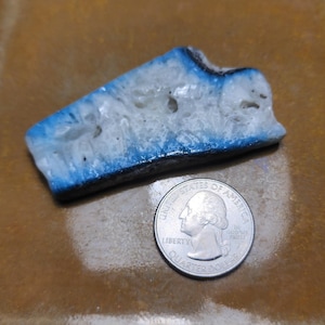 26 gm Blue Ice Glacierite Glacier Ice Aka Nakaurite Cabochon Gemstone #2152