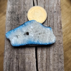26 gm Blue Ice Glacierite Glacier Ice Aka Nakaurite Cabochon Gemstone #2121