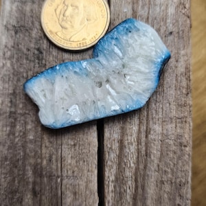 20 gm Blue Ice Glacierite Glacier Ice Aka Nakaurite Cabochon Gemstone #2129