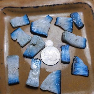 49 gm Blue Ice Glacierite Glacier Ice Lot Aka Nakaurite Cabochon Gemstone #2151 Lot
