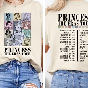 Princess The Eras Tour Shirt, Princess Tour Shirt, Retro Disney Shirt, Disney Princess Shirt, Princess Eras Tour Shirt