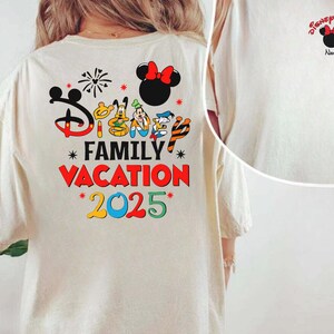 Disney 2025 Family Vacation Shirts, Mickey Castle 2025 Shirts, Disneyland Family Trip Shirt, Custom Mickey Trip Shirt, Disneyland Gift