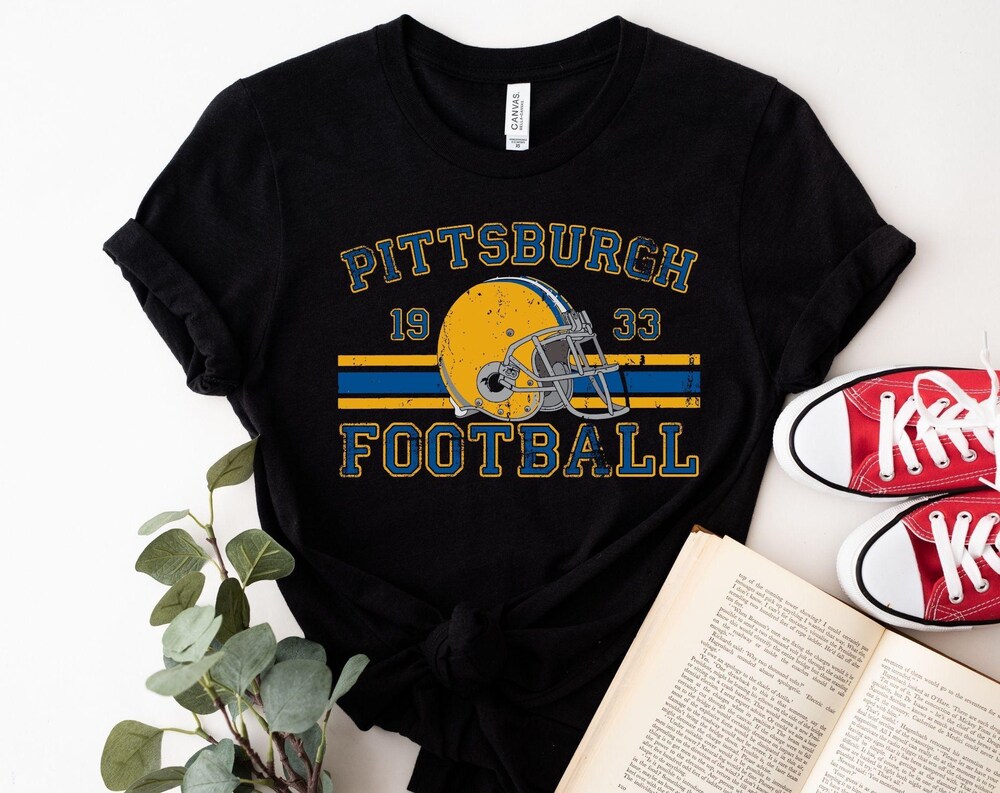 Distressed Pittsburgh Football Shirt Steelers Football Crewneck Retro Steelers Shirt Gift For Steelers Football Fan Pittsburgh Gift Game Day Modernteehub