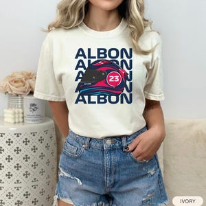 Alexander Albon Racing Car T-Shirt  Team Albon  Comfort Colors