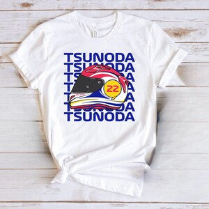 Yuki Tsunoda Racing Car T-Shirt  Motorsport Apparel  Perfect Gift for Tsunoda Fans