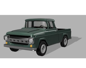 57 F100 - 1:43 scale - 3D print files