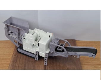 LT3054 Jaw crusher 1:50 scale - 3D print files