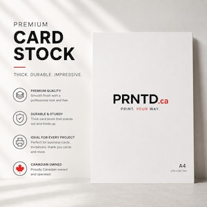 Cardstock A4 300gsm Double-Sided – Glossy Matte Finish Printing Paper