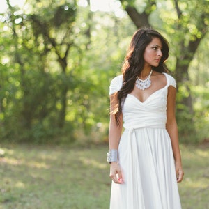 milky opaque white briolette and ivory necklace image 4