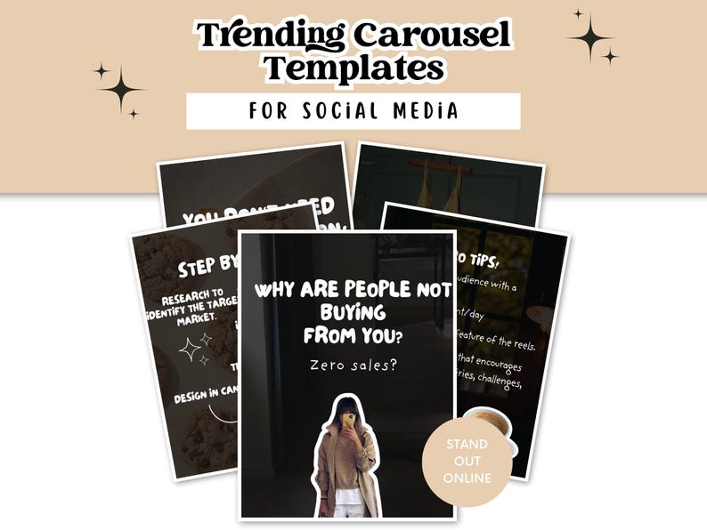 Animated Carousel Canva Templates | Social Media Marketing (digital ...
