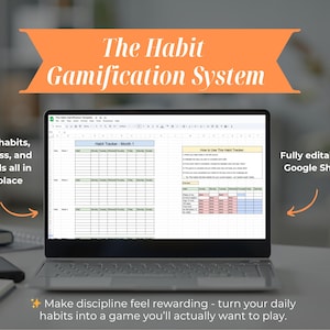 Gamify Your Habits – The System That Makes Consistency Fun | Google Sheets