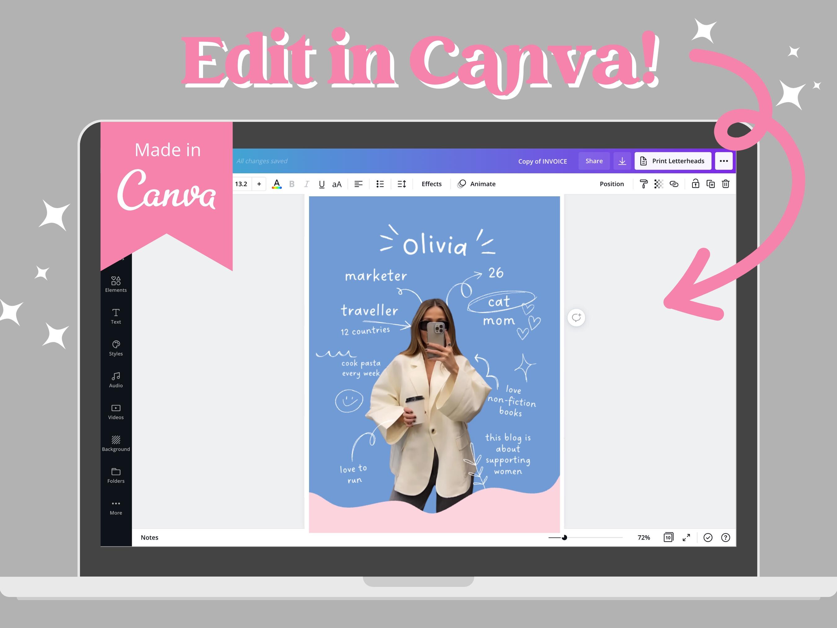 Editable Canva Instagram Templates | Social Media Templates for Coaches ...
