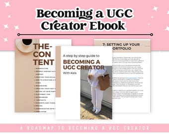 UGC Creator eBook: Beginner's Guide to Paid Brand Collabs (PDF Download)