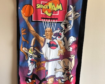 Space Jam 1996 Warner Bros Beach Towel Michael Jordan Tune