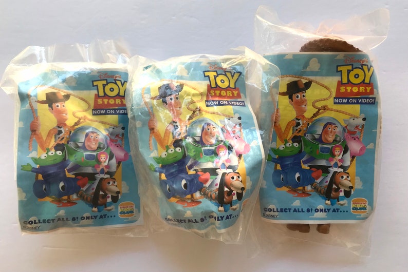 Burger King Kids Club Toy Story Action Figures Set of 3 - Etsy