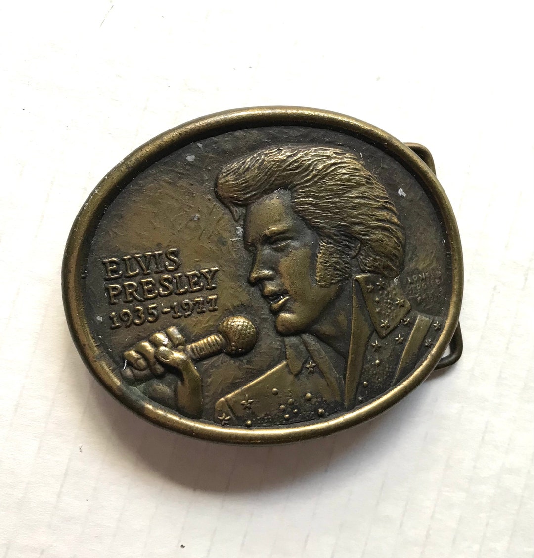 Elvis Presley First Edition Commemorative Memorial Belt Buckle - Etsy