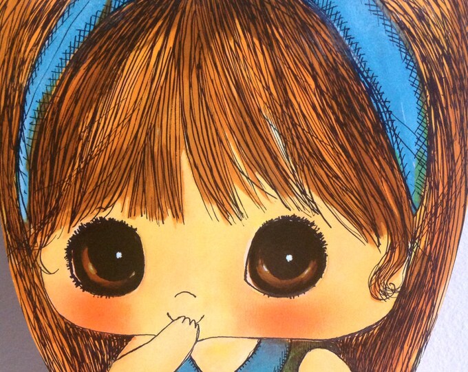 Little Miss Sunbeams American Greeting Card Retro Etsy
