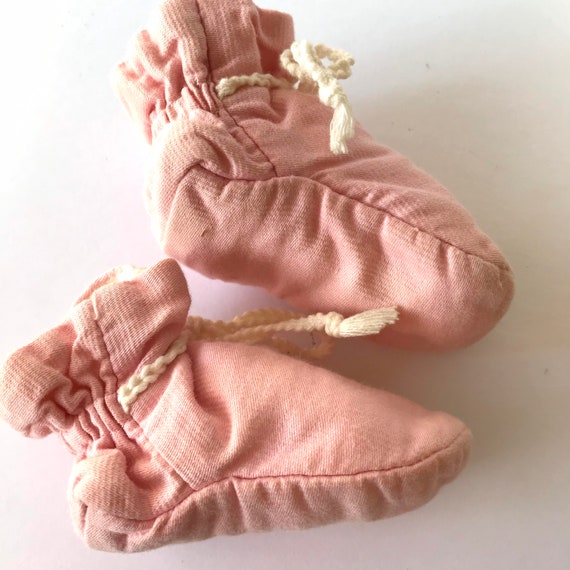 Pink Baby Booties Shoes Mrs. Day’s Ideal Baby Sho… - image 4