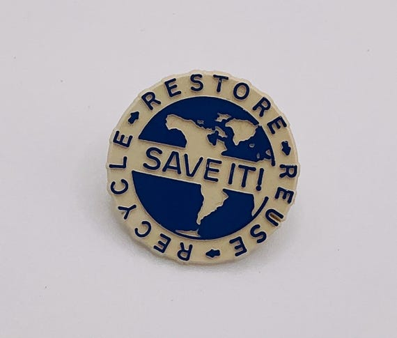 SAVE IT! Restore Reuse Recycle Set of 15 Tie Tack… - image 5