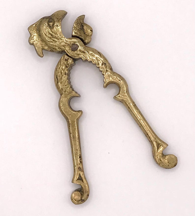 Brass Vintage Rooster Chicken Nutcracker Tool - Etsy