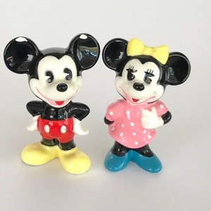 Disney Vintage Mickey And Minnie Mouse Figurine Made in Japan image 2