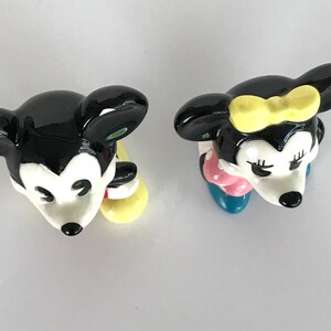Disney Vintage Mickey And Minnie Mouse Figurine Made in Japan image 7