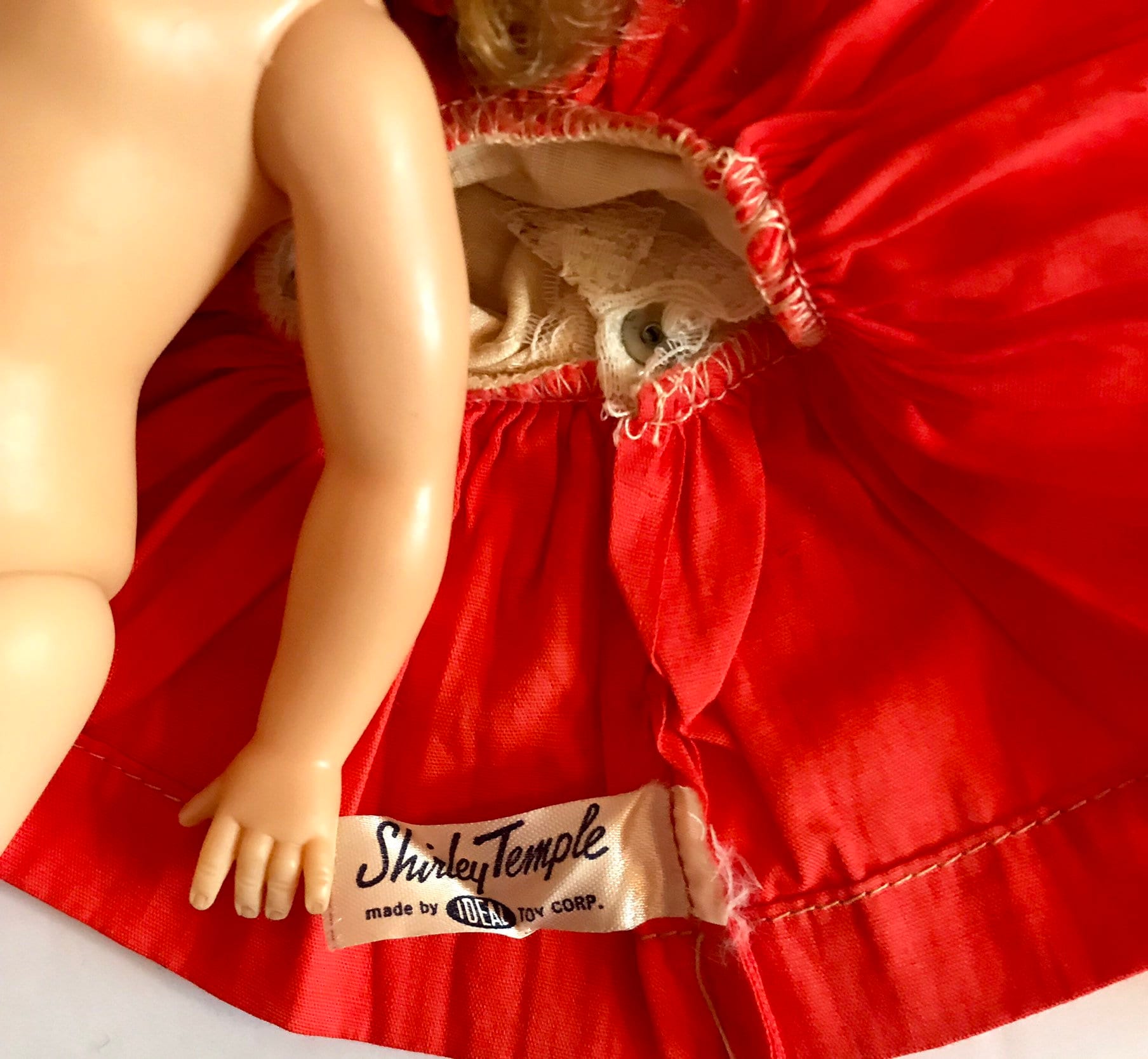 Shirley temple doll red sale