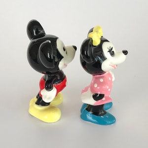 Disney Vintage Mickey And Minnie Mouse Figurine Made in Japan image 3