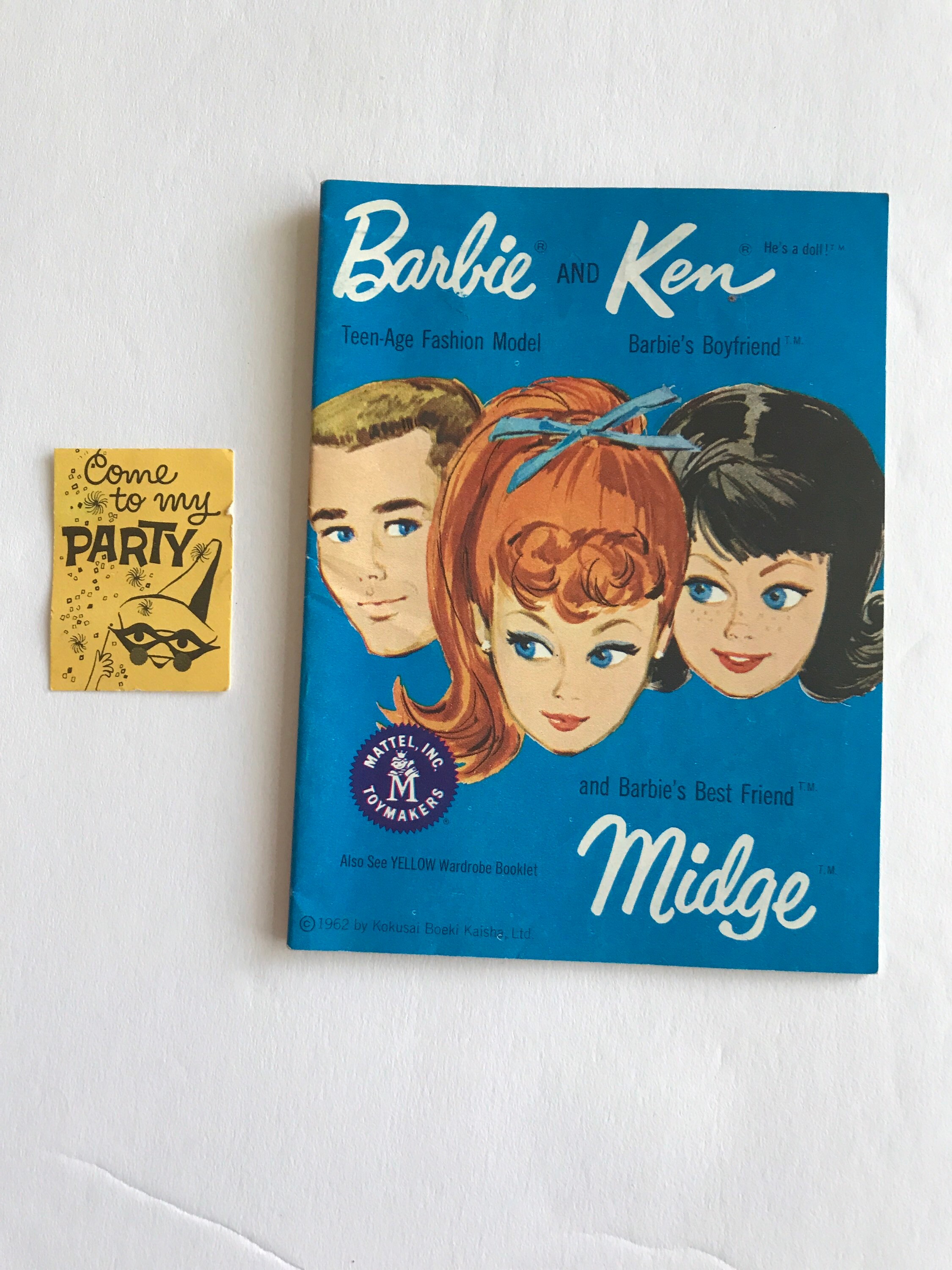 Come to My Party Barbie Skipper Invitation With Fashion Booklet