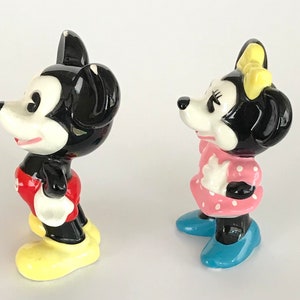 Disney Vintage Mickey And Minnie Mouse Figurine Made in Japan image 5