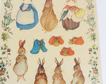 Embossed Bunny Rabbit and Friends Cut Outs and Costumes