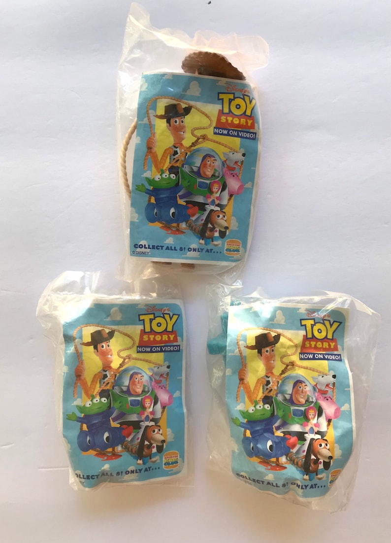 Burger King Kids Club Toy Story Action Figures Set of 3 - Etsy