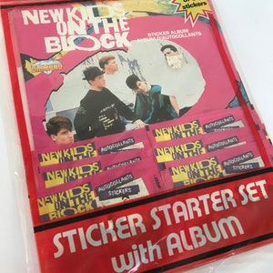NKOTB Play & Activity Stickers New Kids On The Block Sealed