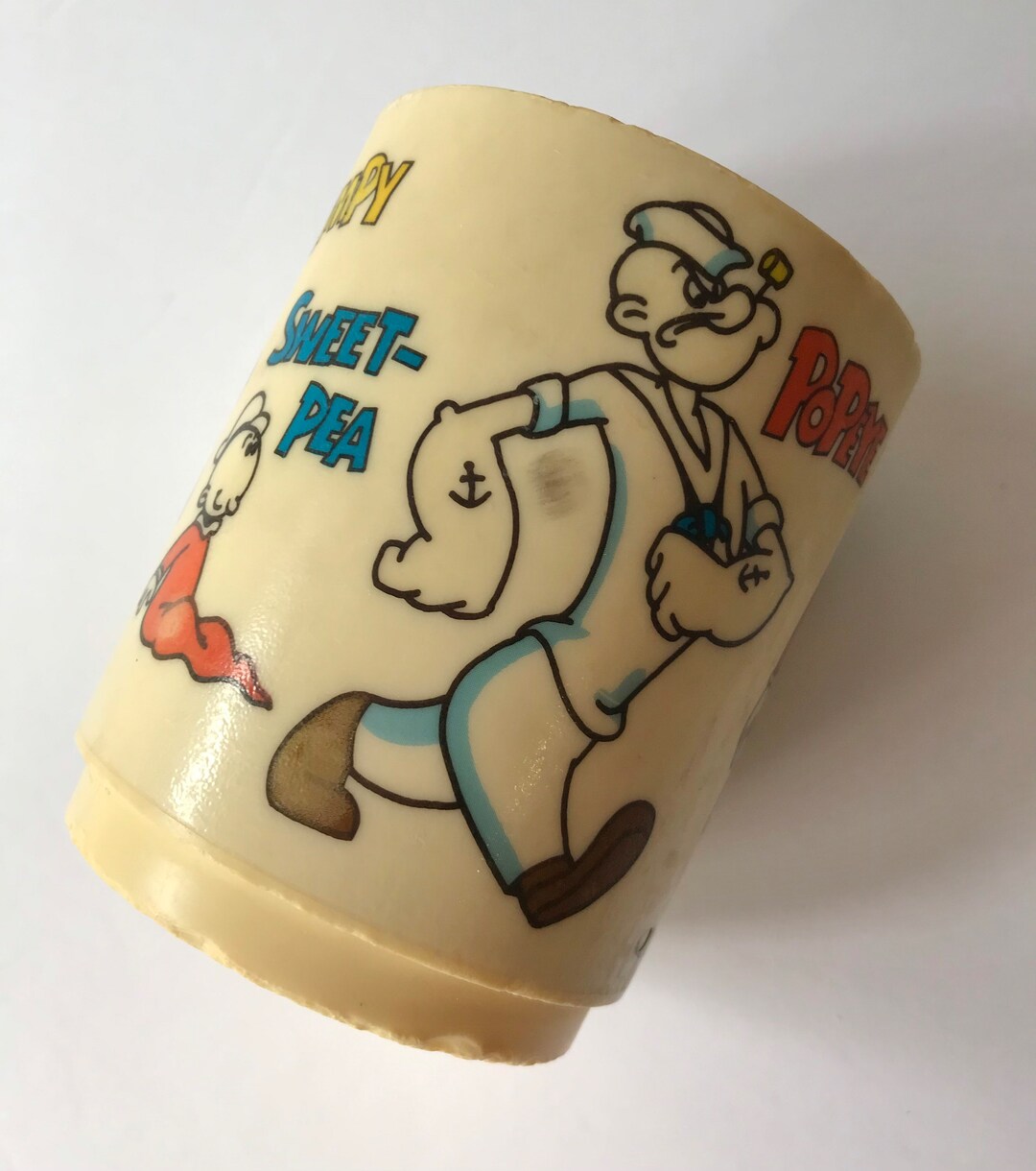 Popeye Olive Oil Wimpy Brutus Sweetpea Plastic Kids Cup Deka Etsy