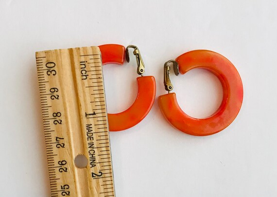 Boho Orange Yellow Statement Necklace With Orange… - image 10